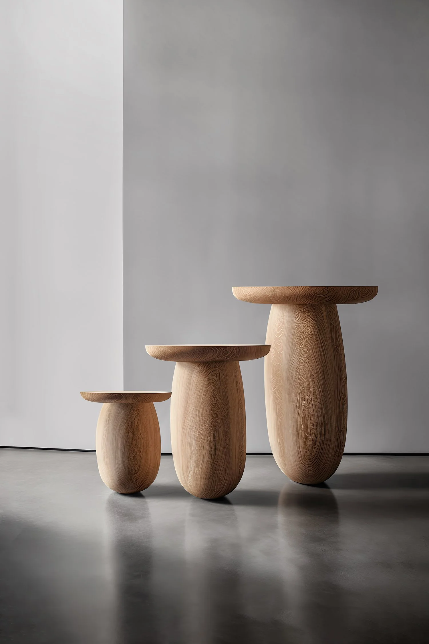 Side Table, End table or Nightstand Samu, Made of Solid Wood by